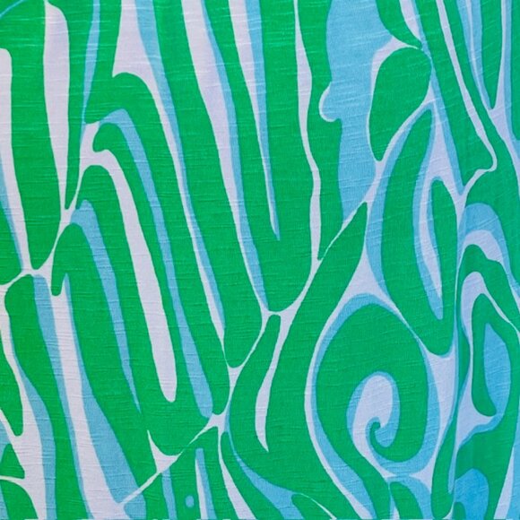 Lilly Pulitzer Villa Maxi Dress Finder Keepers Abstract Swirl Knit Maxi Small - Picture 7 of 7